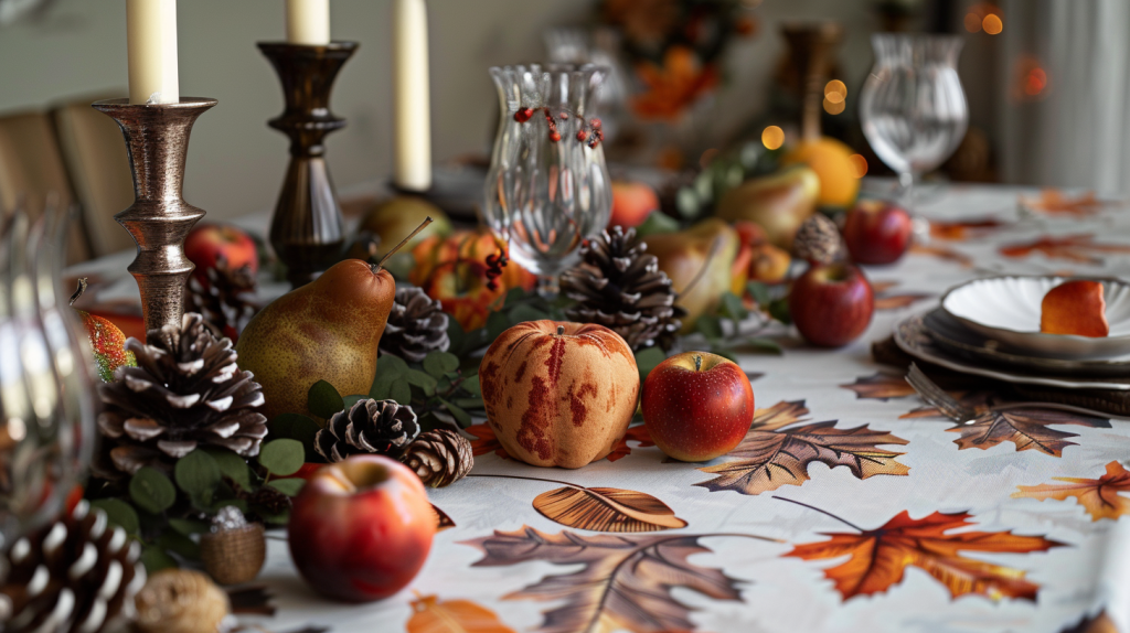 Maple Leaves Tablecloth