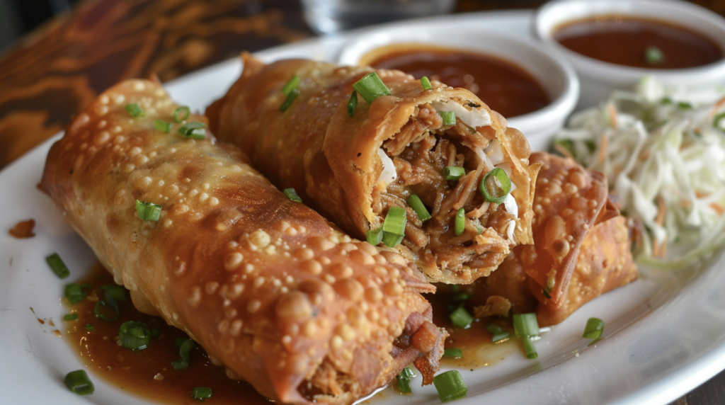 Pulled Pork Egg Rolls