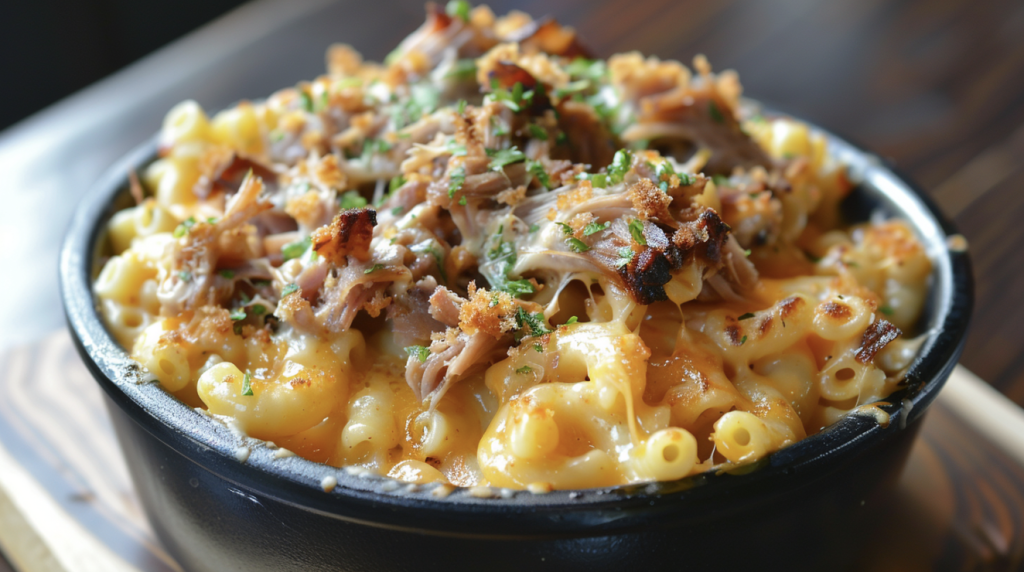 Pulled Pork Mac and Cheese