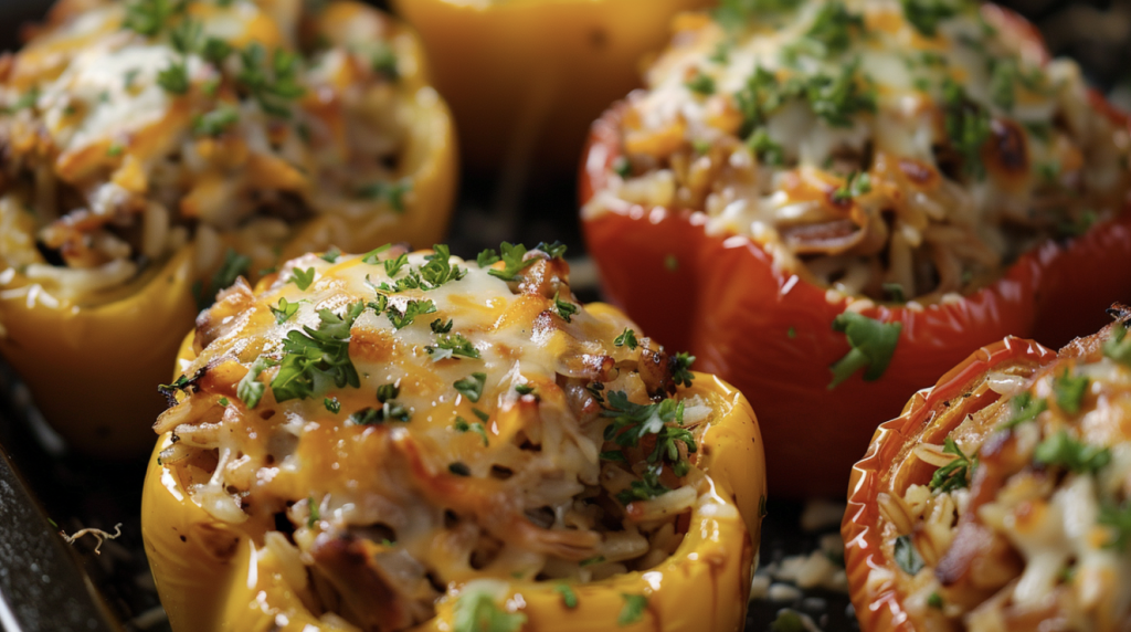 Pulled Pork Stuffed Peppers