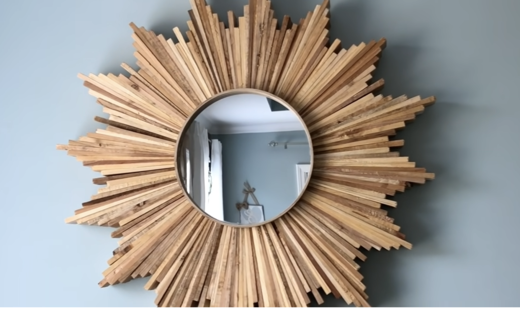 Rustic Sunburst Mirror