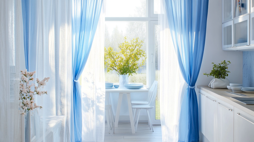 Sheer Kitchen Curtain