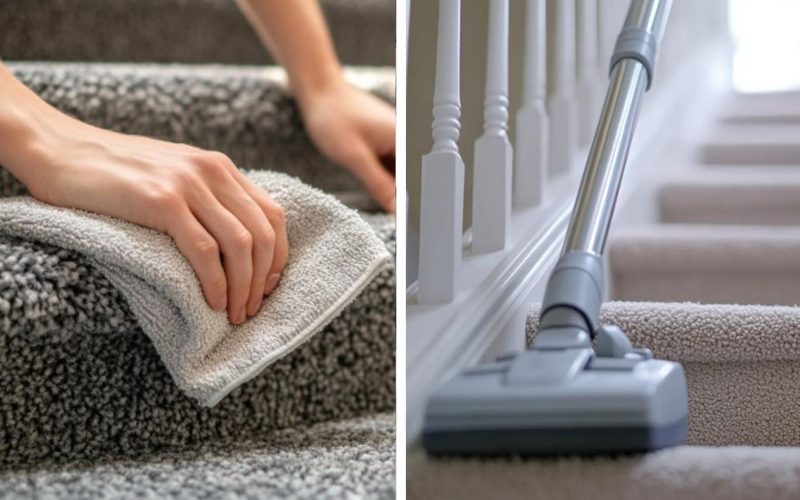 Step-by-Step Guide to Clean Stair Carpet By Hand and Machine