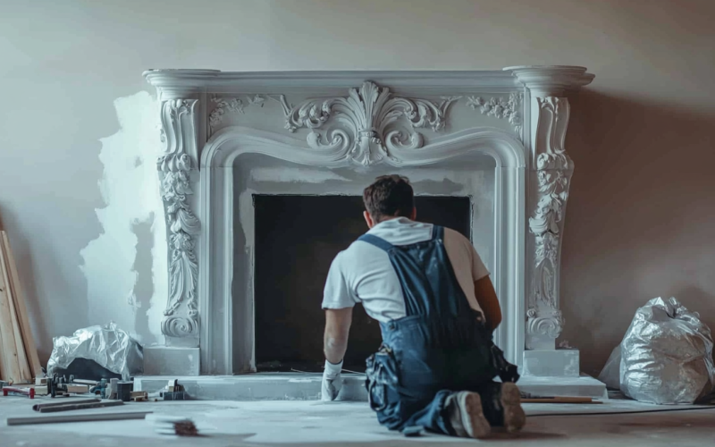 Step-by-Step Guide to Painting Marble Fireplaces