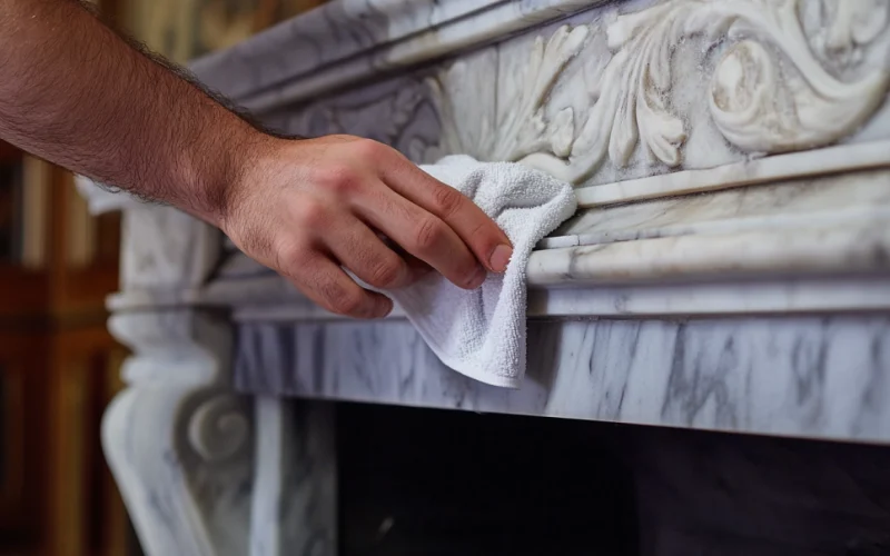 Steps for Cleaning a Marble Fireplace