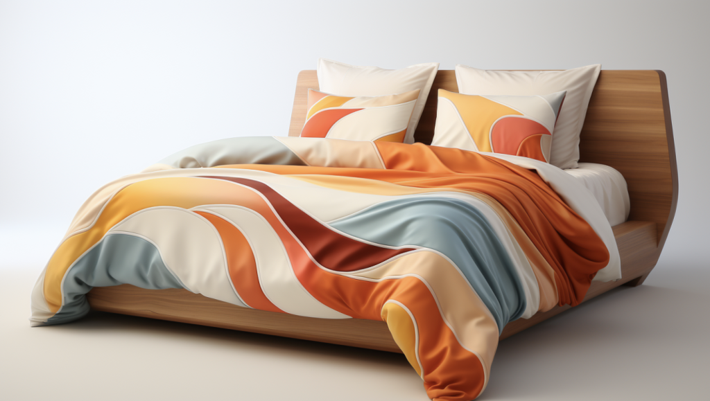 Sunburst Pattern Duvet Cover