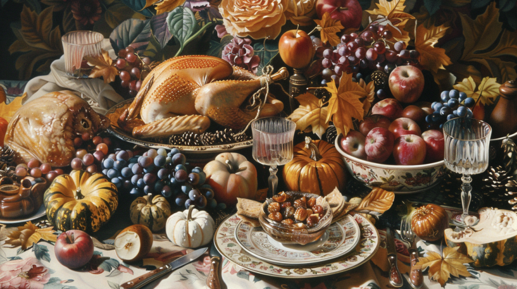 Thanksgiving Feast Tablecloth