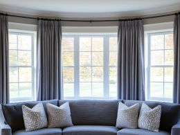 The 5 Best Wave Curtain Designs for Large Bow Windows