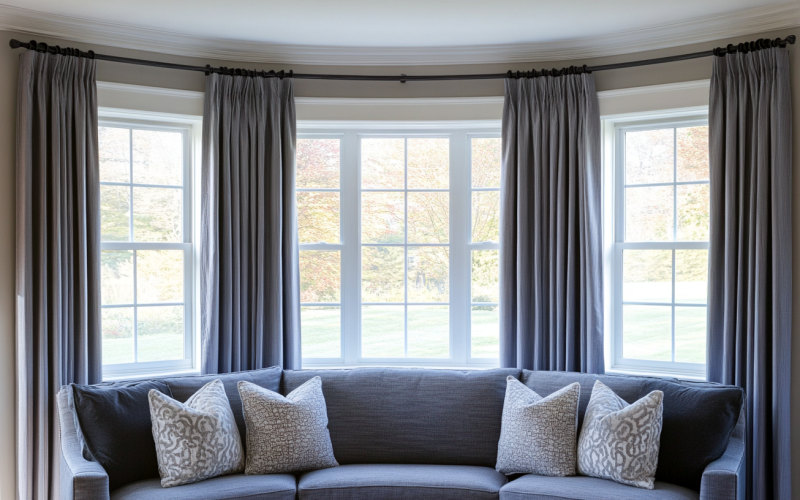 The 5 Best Wave Curtain Designs for Large Bow Windows