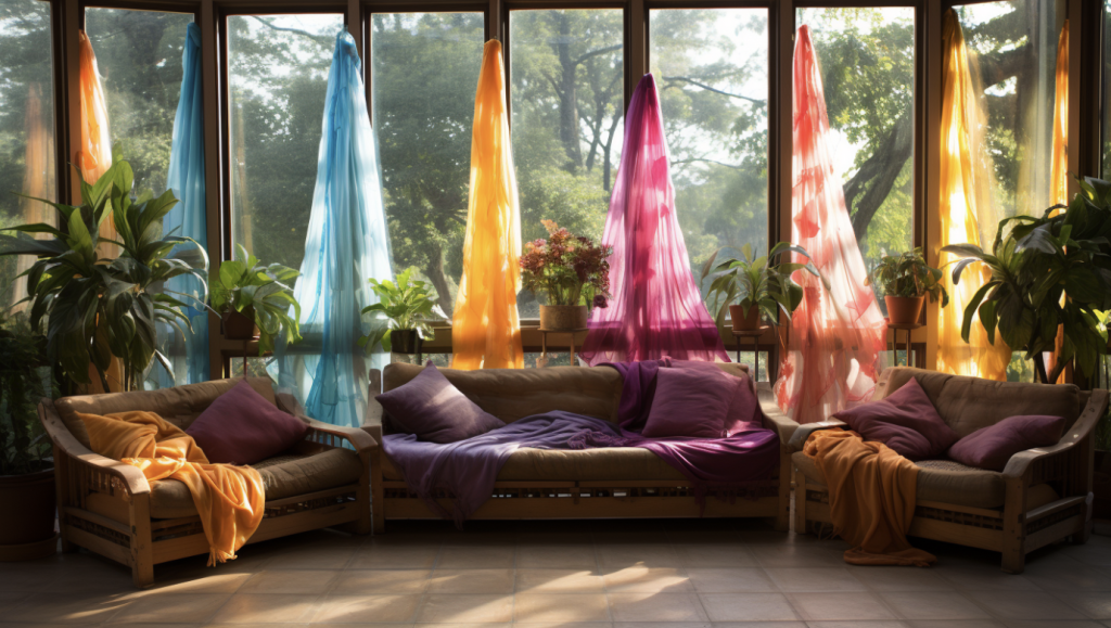 Tie-Dye Curtains