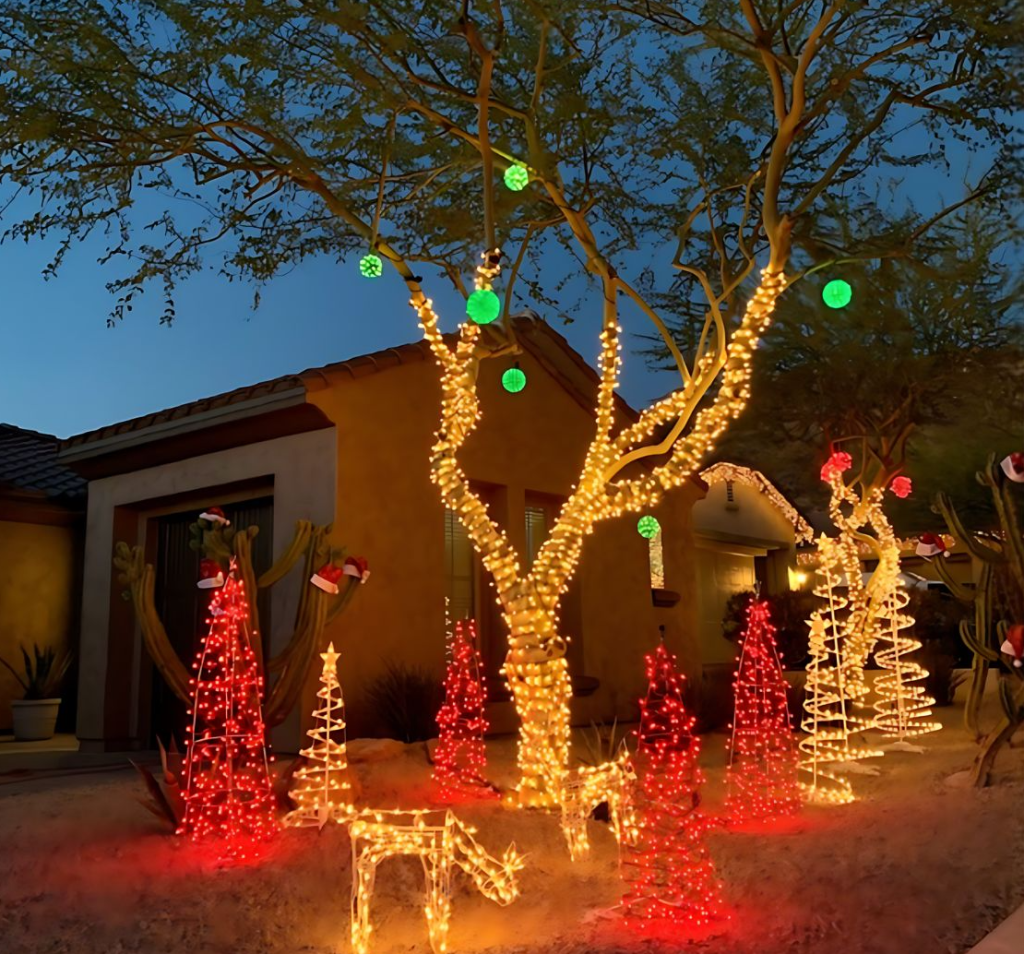 Tomato Cage Christmas Tree!