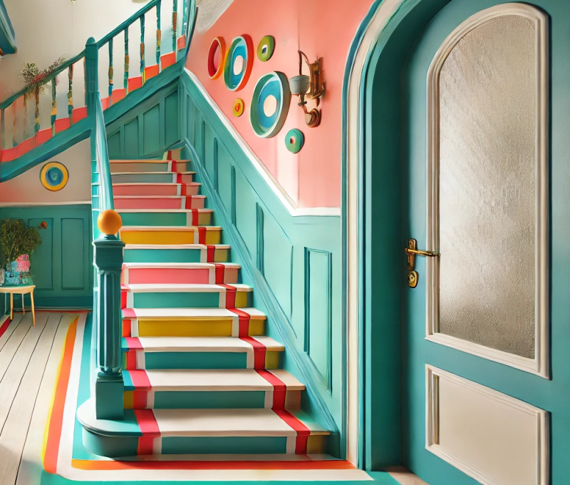 Top 15 Trending Color Schemes for Hall Stairs, and Landing - Northern ...