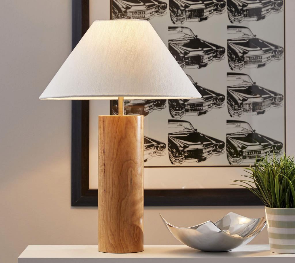 Wood Table Lamp