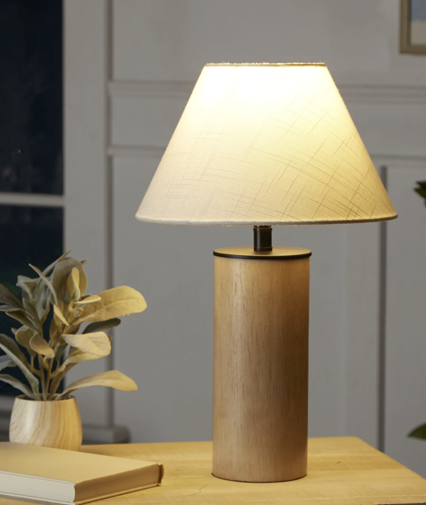 Wood Table Lamp.