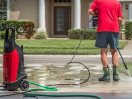 How To Pressure Wash a Driveway: Before and After Tips