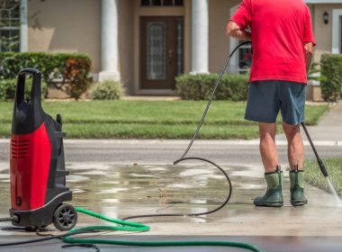 How To Pressure Wash a Driveway: Before and After Tips