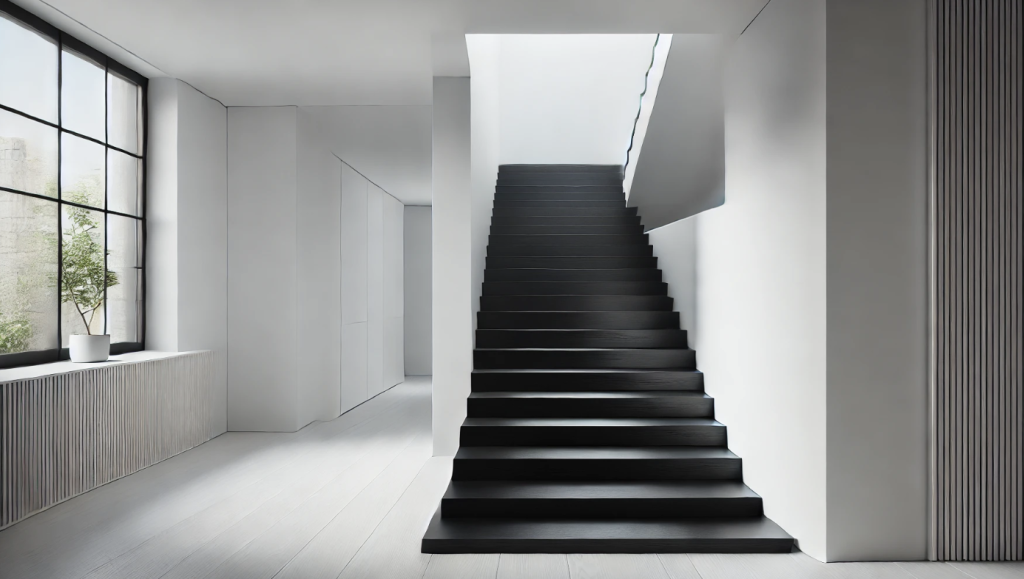 Loft Style Wooden Staircase