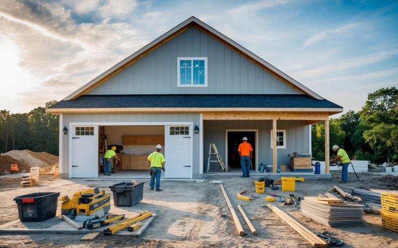 Step-by-Step Guide to Building a Garage Shop with Living Quarters