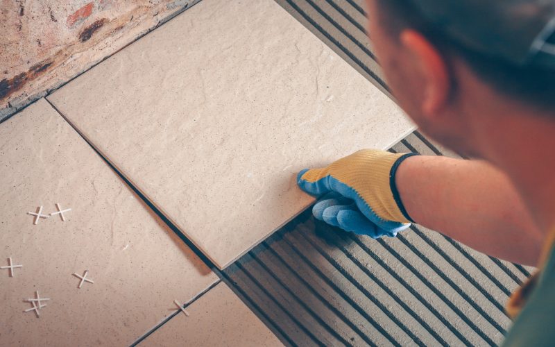 How To Lay Down Tile Flooring in Small Spaces 