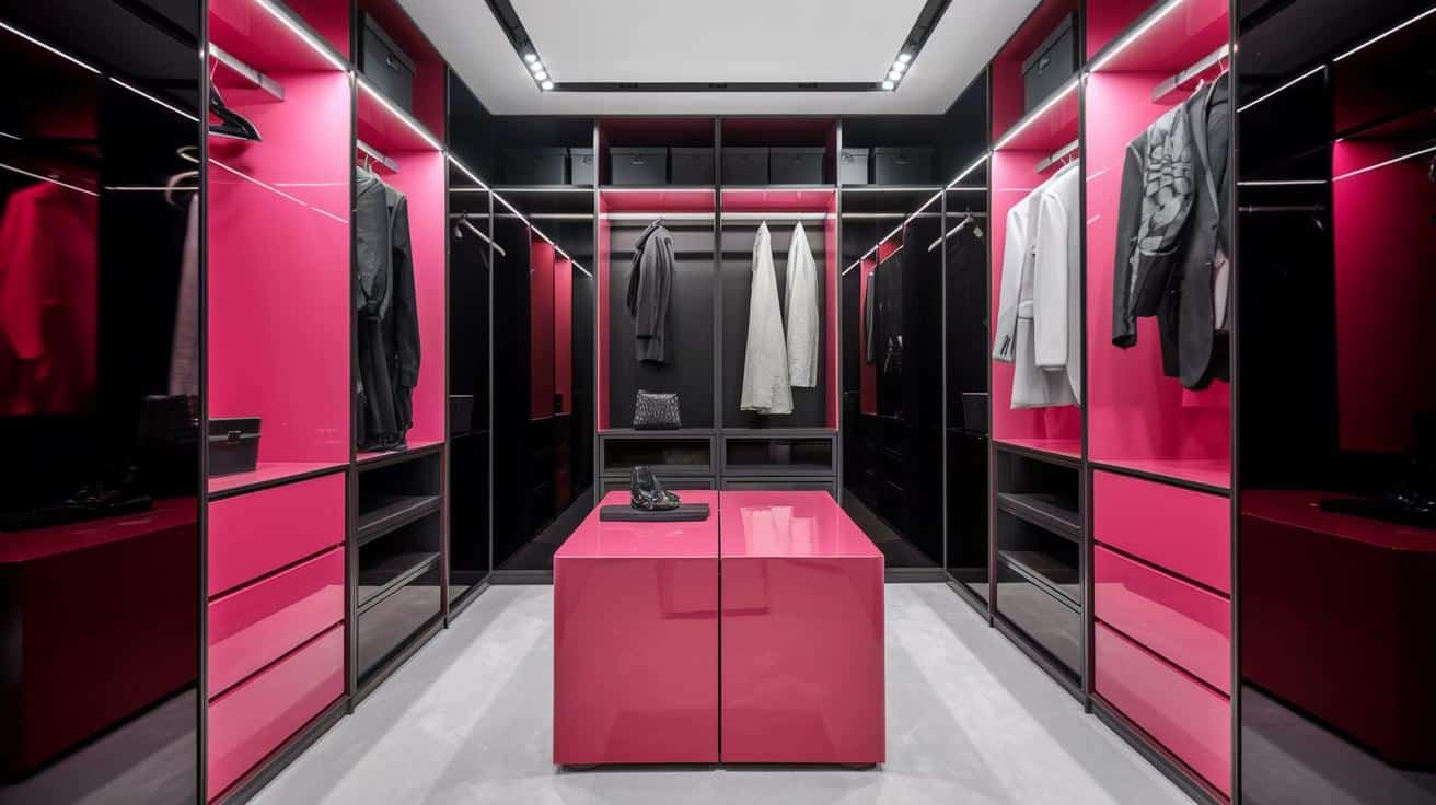 Bold_Color_Choices_Pink_Black_Glossy_Finishes