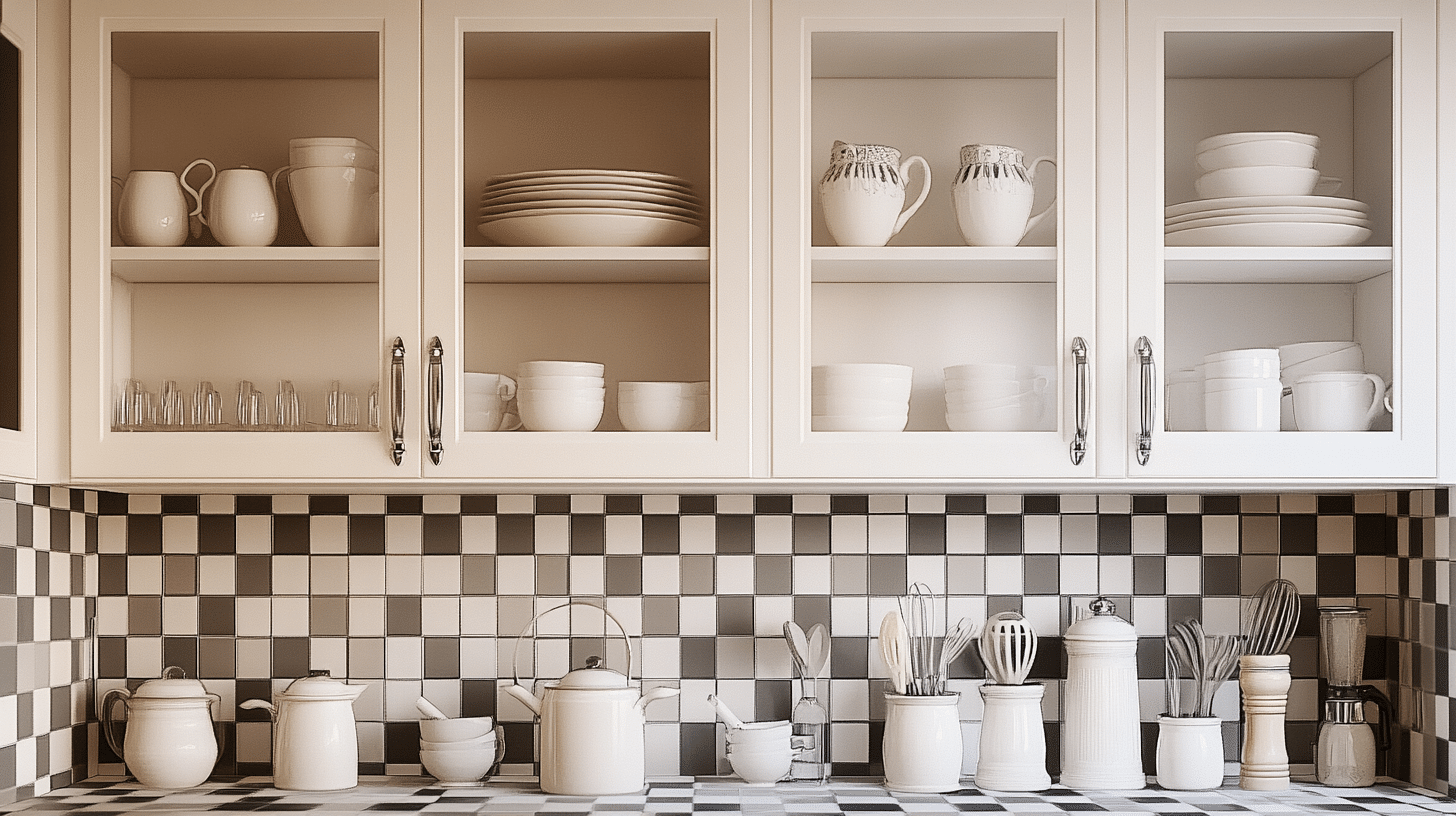 Glass-Front_Cabinets_with_Textured_Backing