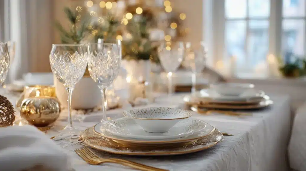 white gold glam